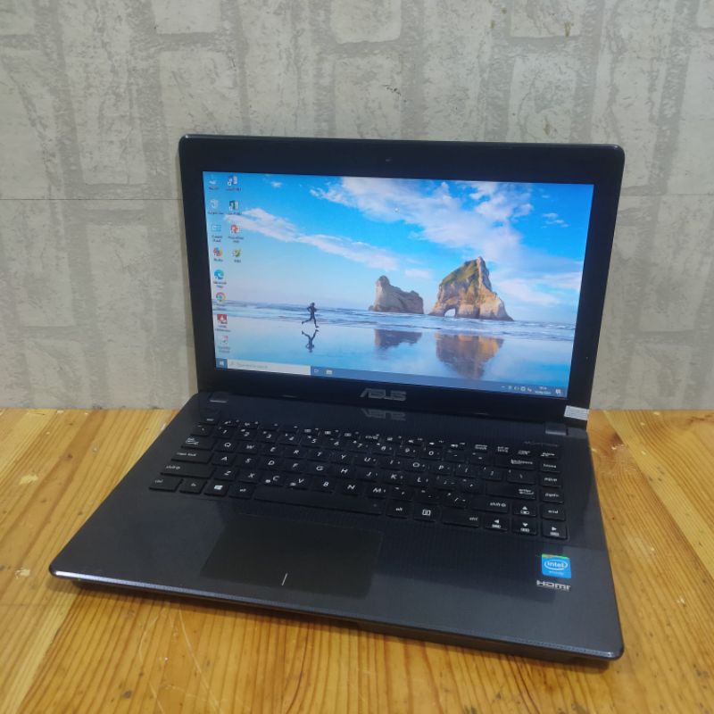 Laptop Asus X451MA, Intel Celeron-N2840 Ram 4Gb HDD 500Gb Windows 10 Full aplikasi siap pakai