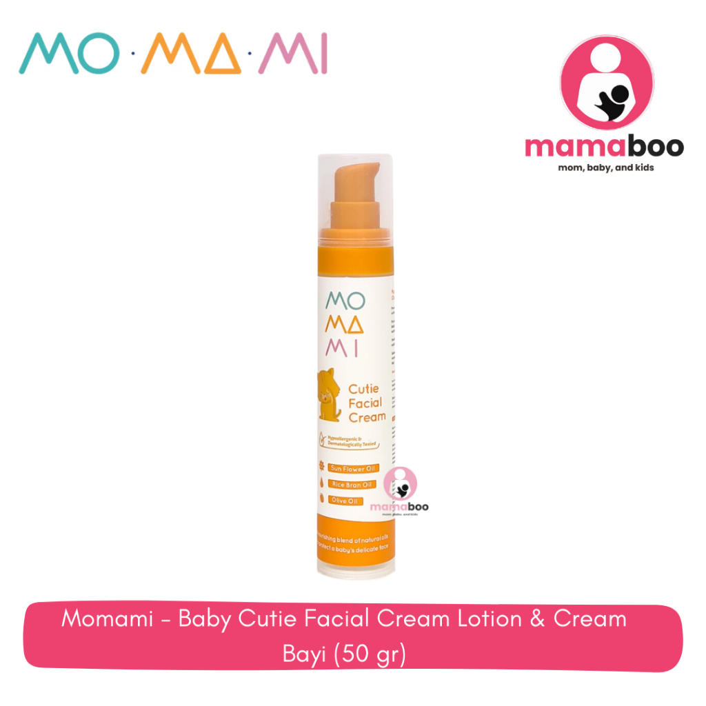 Momami  -  Baby Cutie Facial Cream Lotion &amp; Cream Bayi (50 gr)