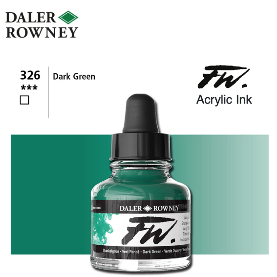 

Cat Akrilik Daler Rowney FW Ink Acrylic 29.5 ML - Dark Green