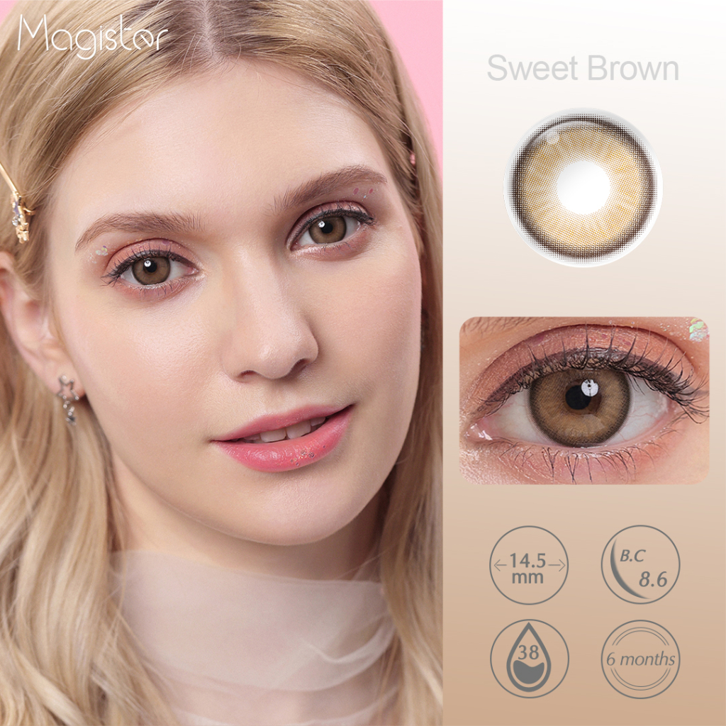 [✅COD] Freshgo Softlens Minus 14.2mm (0.00 s/d -6.00)  lensa kontak warna softlens min softlens brown softlens natural