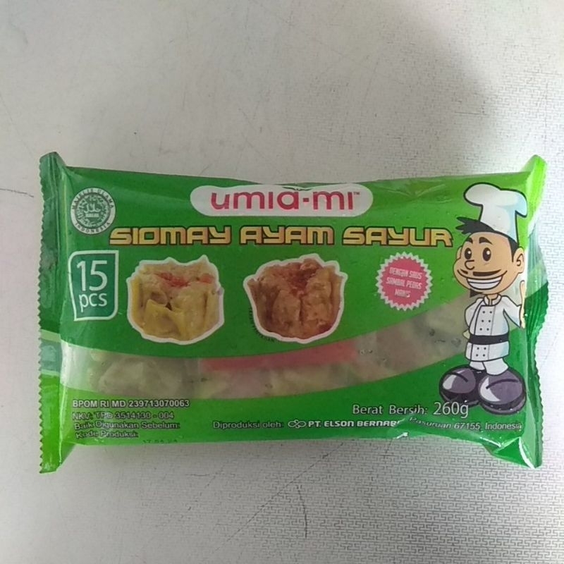 

UMIAMI Siomay Sayur 260gr isi 15