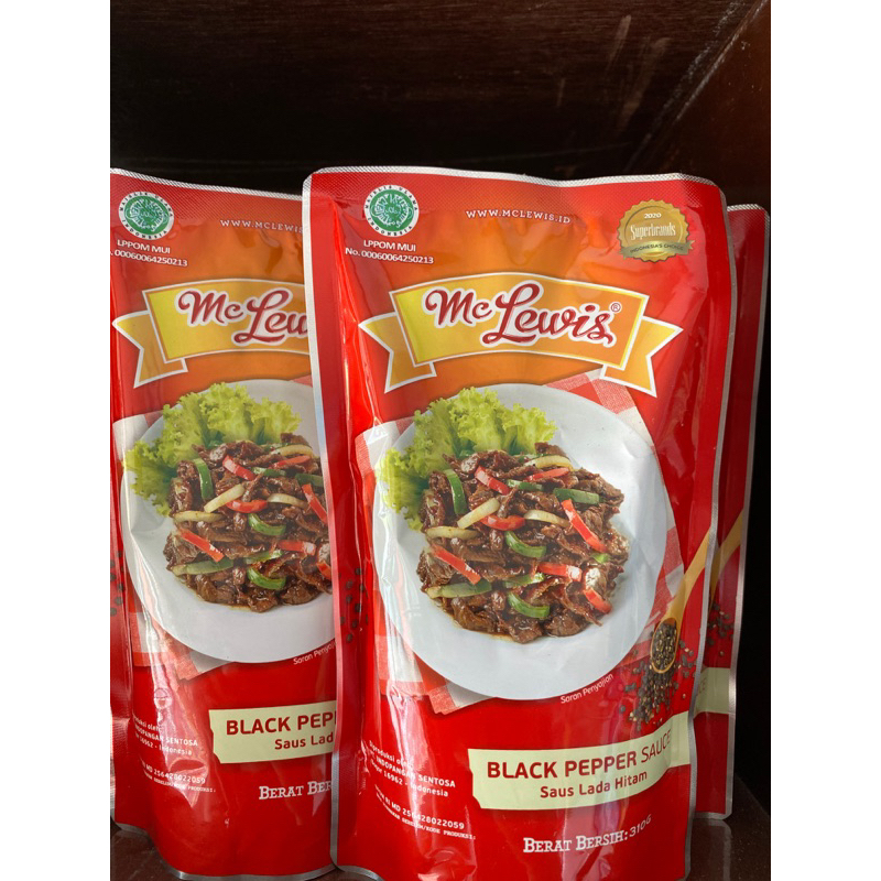 

Mclewis saos blackpapper spaghetti bbq 310gr