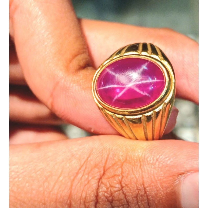 CINCIN BATU RUBY STAR CORUNDUM