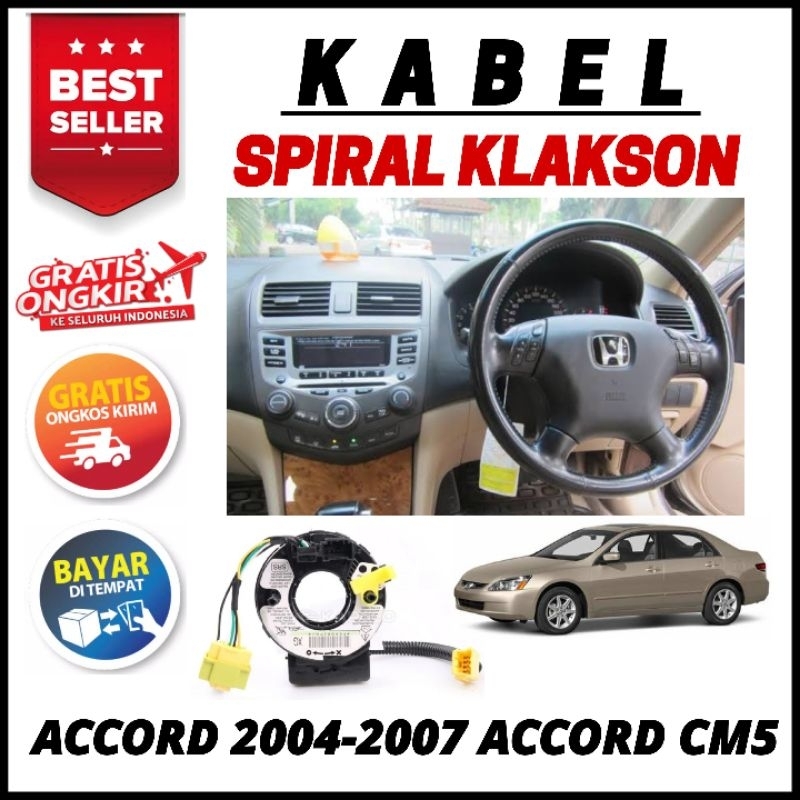 Kabel Spiral Klakson Accord 2004 2005 2006 2007 Accord CM5