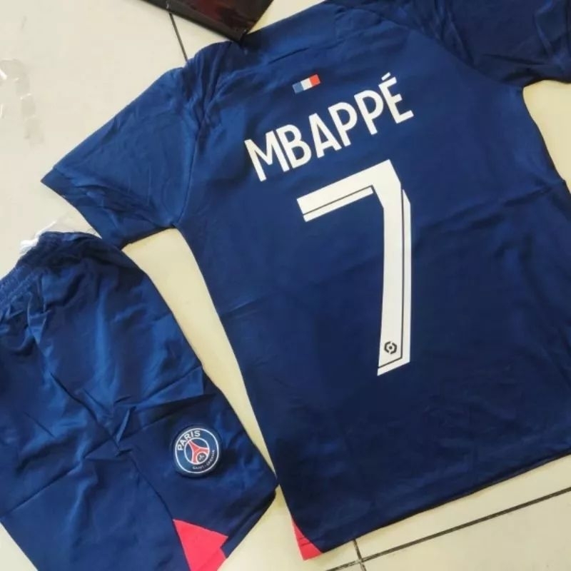 JERSEY BAJU BOLA ANAK PSG HOME KIDS 2023/2024 GRADE ORI MBAPPE NEYMAR