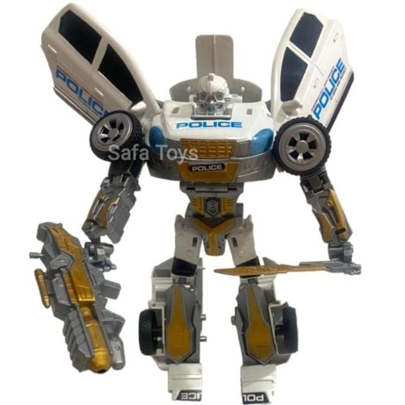 MAINAN ROBOT TRANSFORMER BUMBLE BEE DAN OPTIMUS PRIME 2 IN 1 ROBOT MOBIL TRANSFORMERS