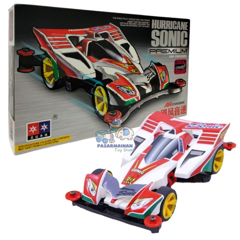 Mainan Mobil Tamiya 4Wd Beat Magnum Buster Sonic Rakitan