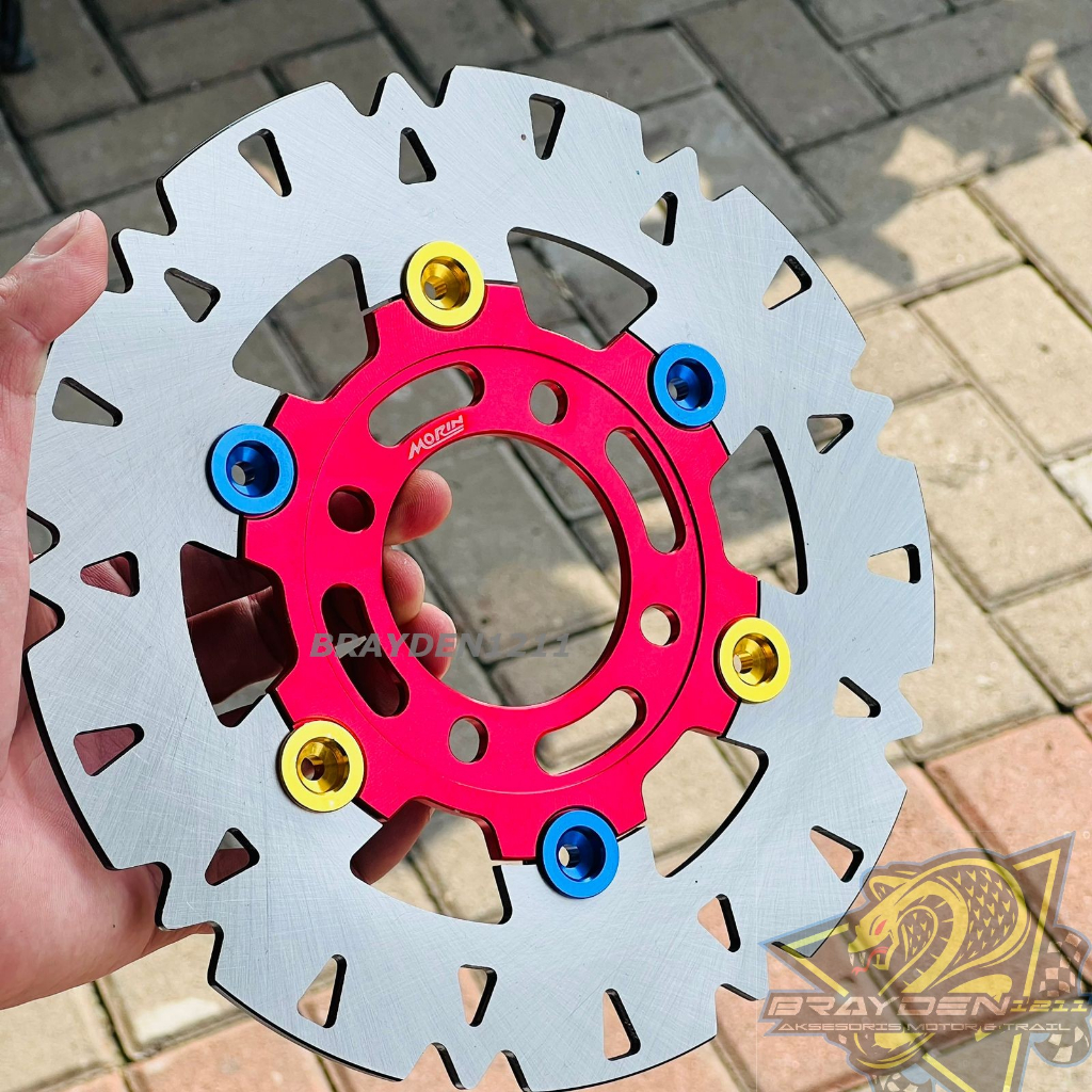 DISC PIRINGAN CAKRAM ROTOR FLOATING CNC 220MM NOUVO XRIDE JUPITER MX VEGA FIZR MIO BEAT SCOOPY