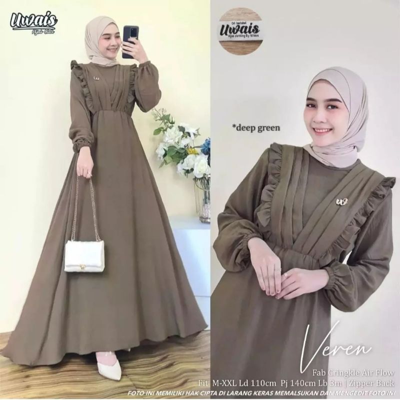 Gamis Airflow - VEREN / ADIBA DRESS //JF7852