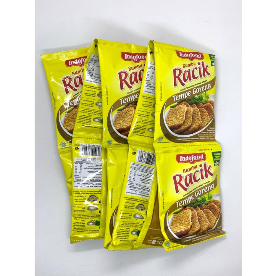 

BUMBU RACIK TEMPE INDOFOOD SACHET 20GR (ISI10)