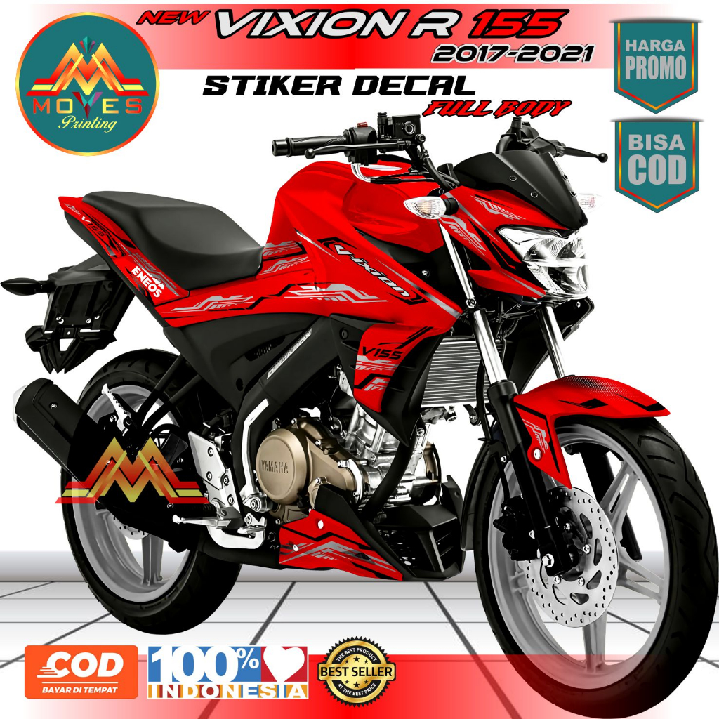 TERLARIS Terbaru Stiker Vixion R Full Body Stiker Full Body Stiker New Vixion R Full Body Striping F