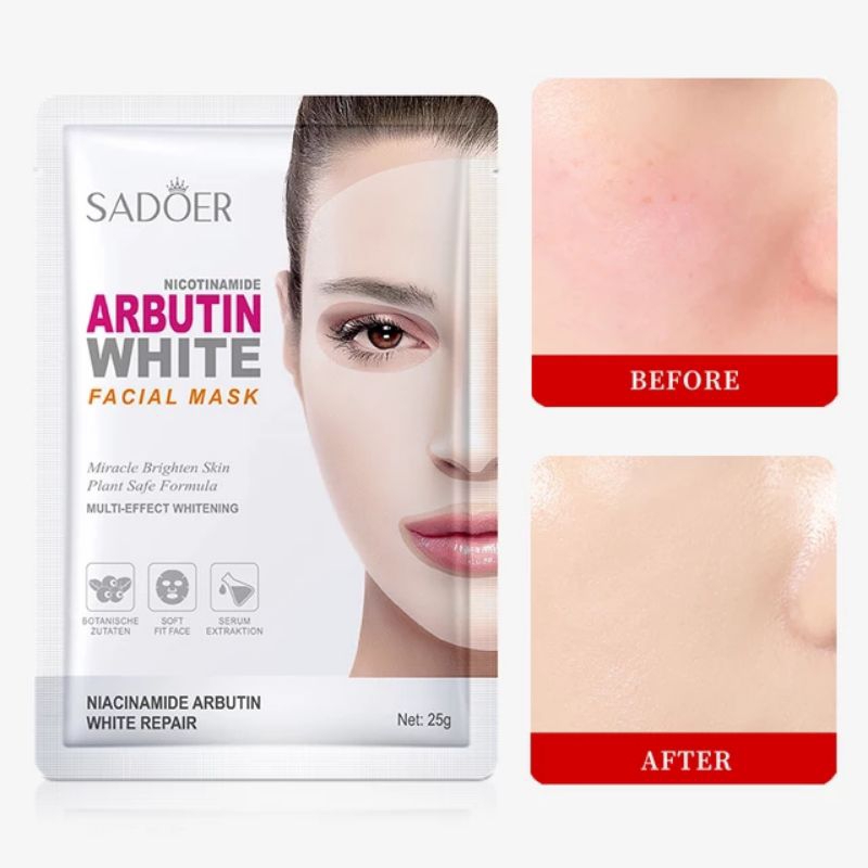 SADOER NICOTINAMIDE ARBUTIN WHITE FACIAL MASK