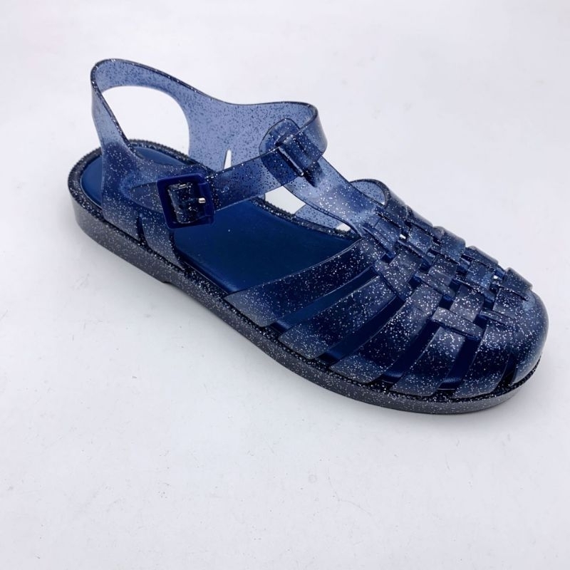 Meisha colour glitter/sandal wanita import/jelly shoes wanita/sandal jelly viral glitter