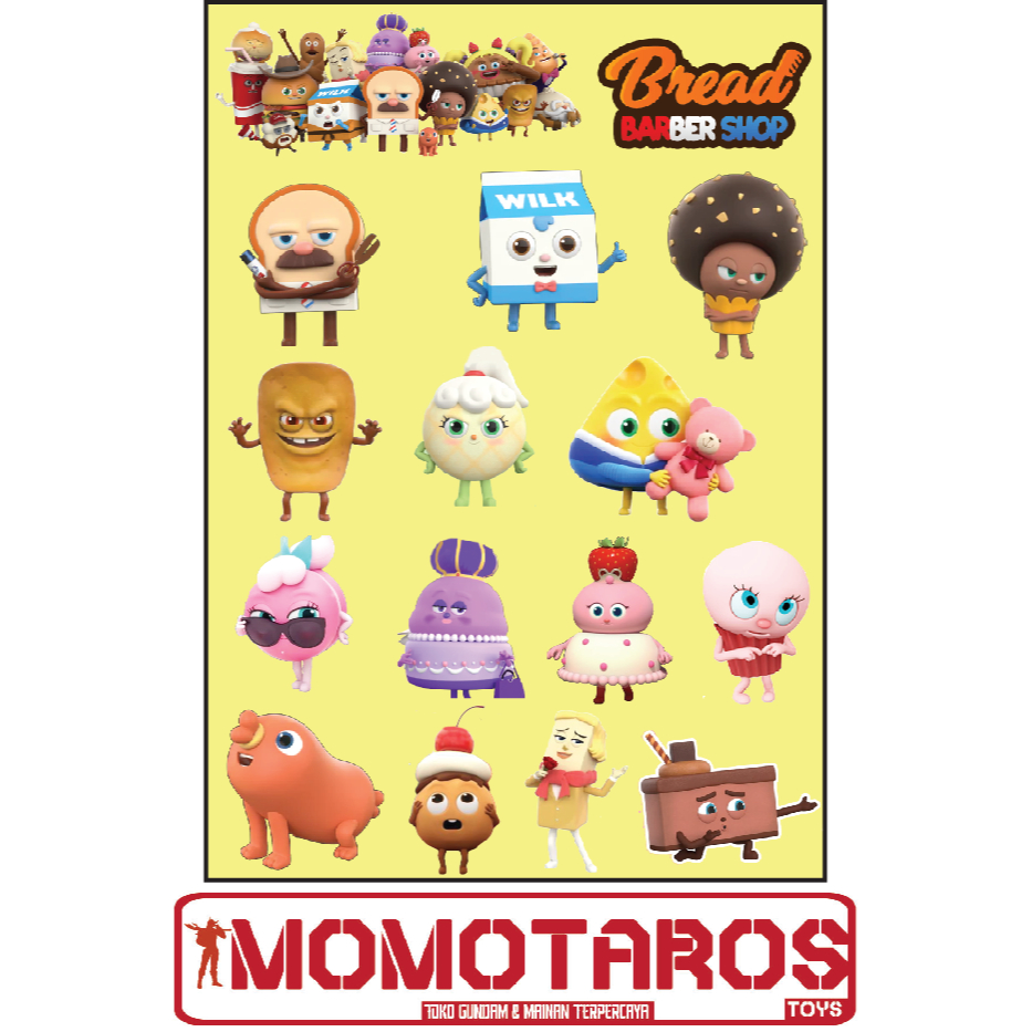 

Sticker murah anti air Bread barbershop 1 pc