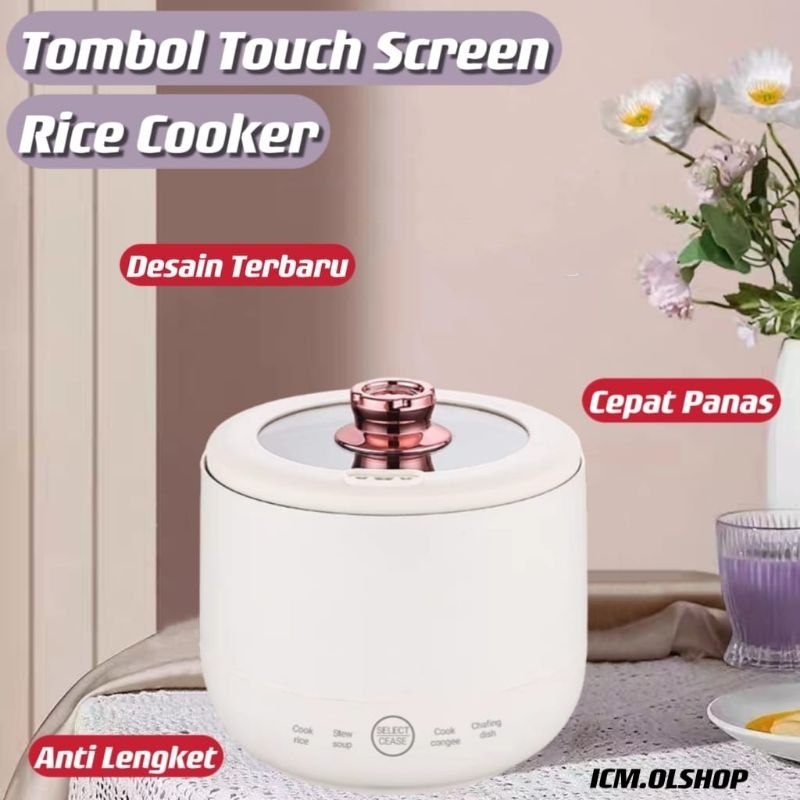 Magic Com Touch Screen 1.6 Liter Anti Lengket / Rice Cooker / Penanak Nasi Multifungsi⭐ICM.OLSHOP⭐