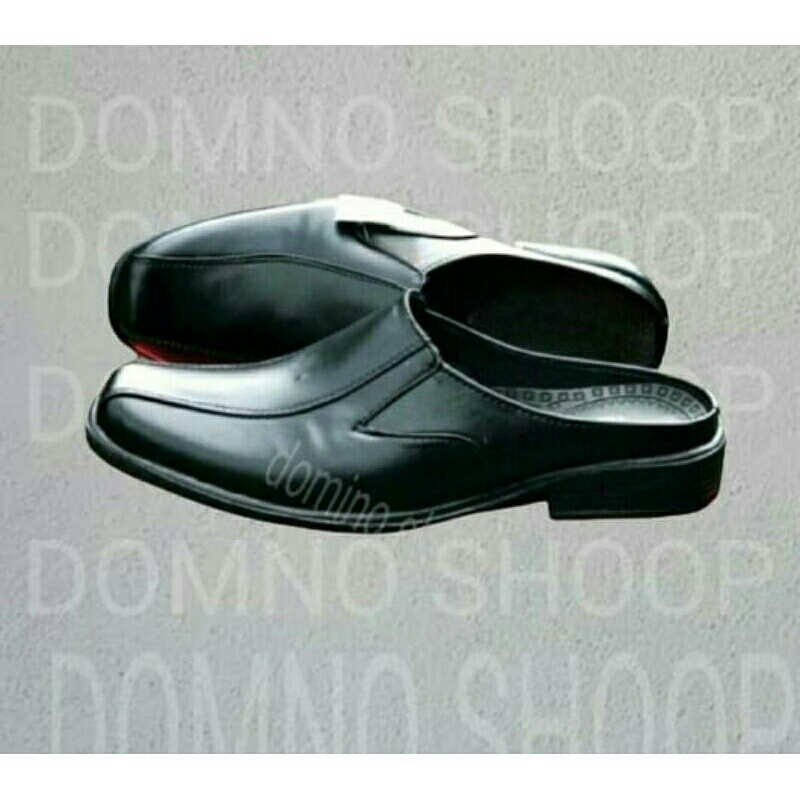 sepatu sandal pria sepatu slip on pria sandal pria bahan kulit sentetis