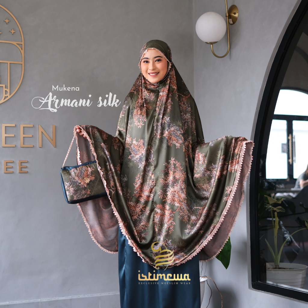 ISTIMEWA Mukena Armani Silky Jumbo 2in1