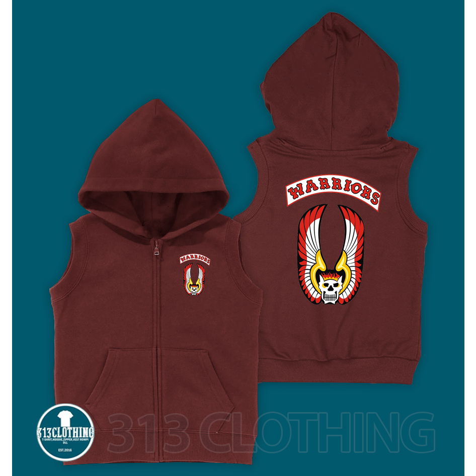 Jaket Rompi Anak The Warriors Vest Zipper Anak The Warriors