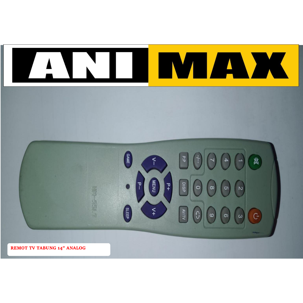 REMOT TV 14" ANALOG ANIMAX