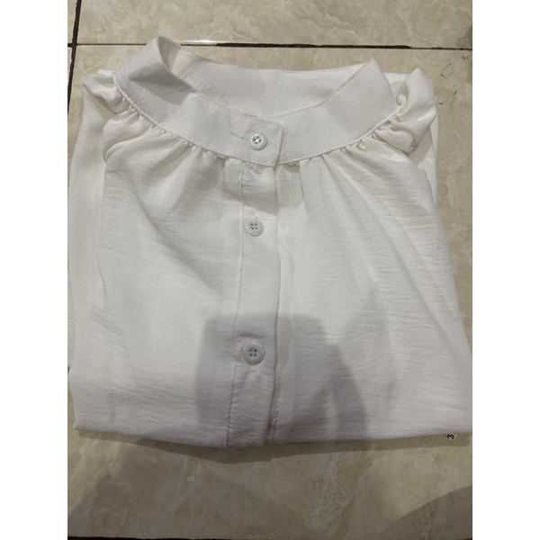 FS - RENITA LONG TUNIK JUMBO KANCING AIRFLOW CRINKLE BUSUI FRIENDLY LONG TUNIK CRINKLE AIRFLOW JUMBO /  MERANI MIDI DRESS HITS OOTD FASHION WANITA SELEBGRAM TERMURAH