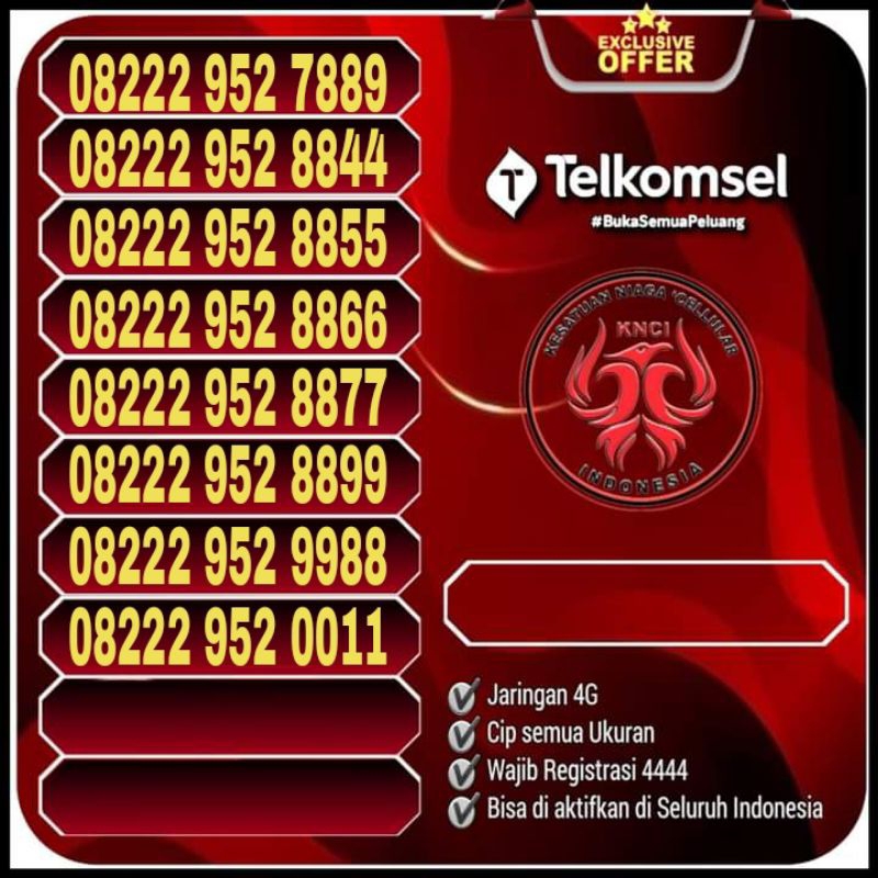 NOMOR CANTIK TELKOMSEL MURAH AABB