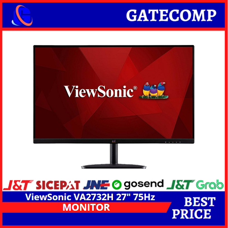 Monitor LED ViewSonic VA2732H 27&quot; 75Hz Full HD HDMI VGA VA2732-H