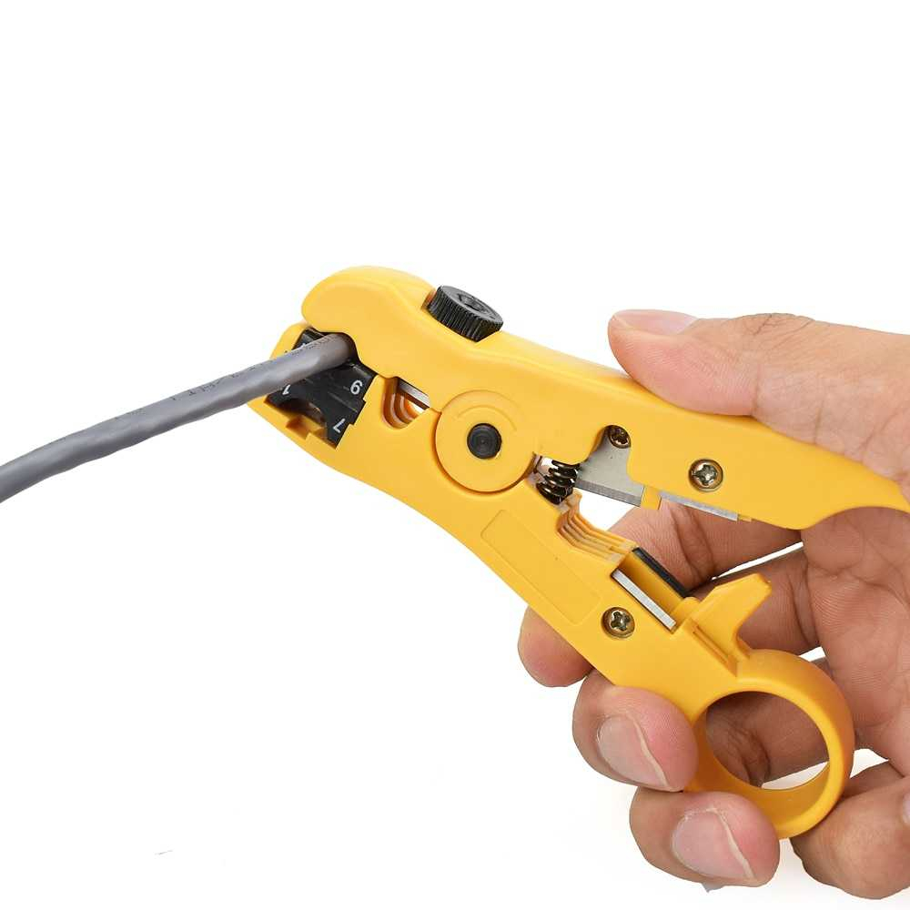 Tang crimping pemotong kabel Multifungsi Wire Cutter Crimper Pliers LAN Cable Wire Cuter