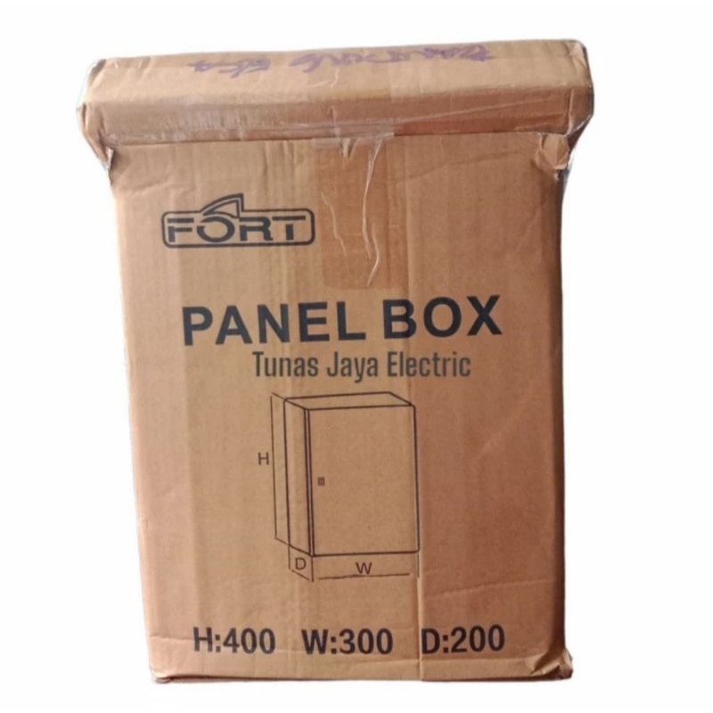 Box Panel Metal Model Topi INDOOR/OUTDOOR 40x30x20 IP55 FORT (PREMIUM