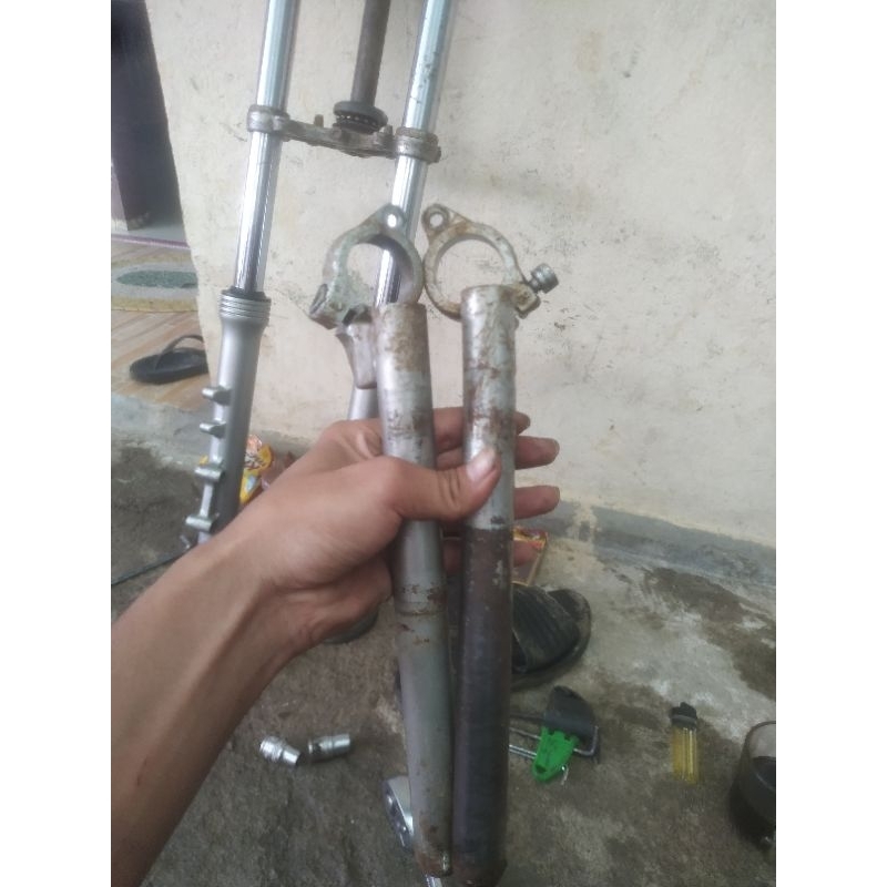 stang ninja r / ss stang jepit ninja original copotan motor kawasaki ninja 150