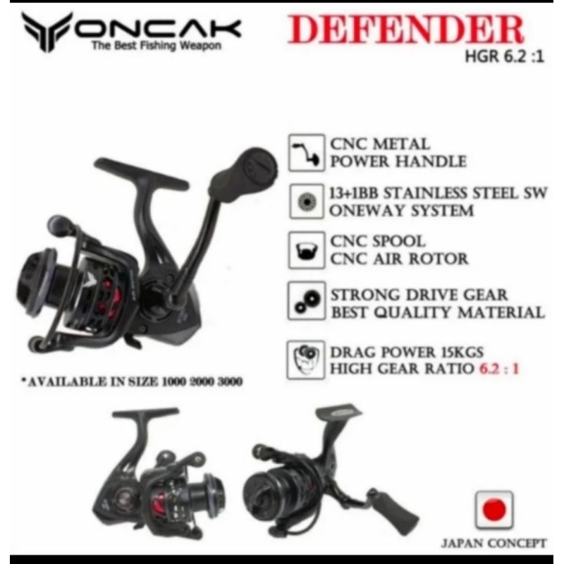 Reel Spinning Oncak Defender SW