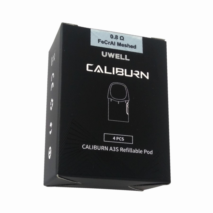 Authentic Uwell Caliburn A3S Replacment Cartridge 0.8 Ω