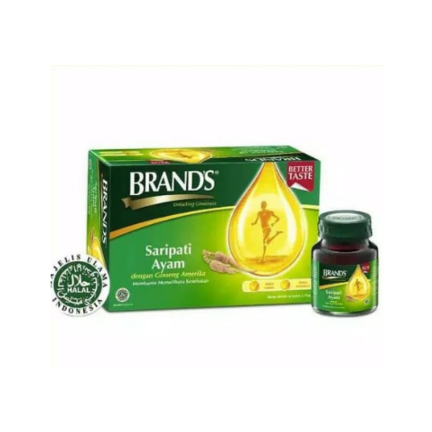 

BRANDS Sari Pati Ayam Ginseng Amerika 70g x 6 Botol Produk Terlaris