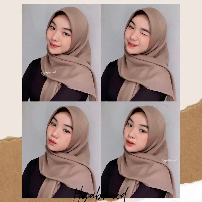 Premium Hijab Polos 180*70cm Kerudung Jilbab Polos Hijab Paris Kerudung kain sutera tipis warna wanita original soft berkah shawl