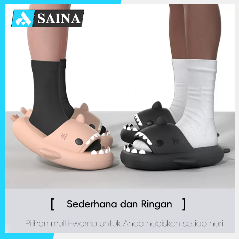 Sandal Hiu Sandal Selop Sendal Jelly Wanita Import Sandal Rumah Wanita Empuk Anti Slip Couple Murah lembut Mandi EVA