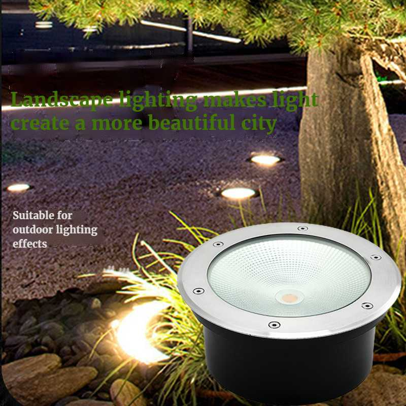 Lampu Taman Hias Ground Light Waterproof Warm White 10W Lampu Hias Outdoor Material Tahan Air Berkualitas