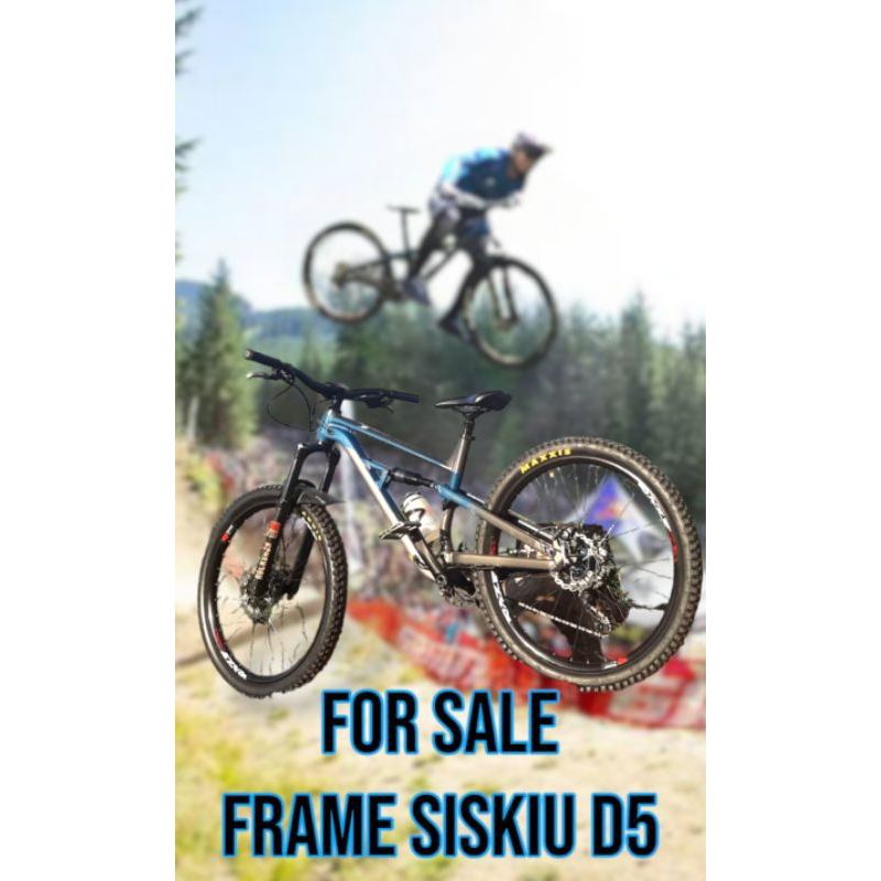 jual frame Siskiu d5 // kondisi bekas lecet pemakaian