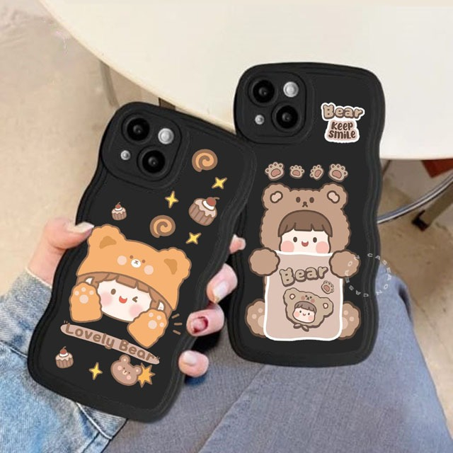 (GLH-05) Case Gelombang Motif For All Type Smartphone - OPPO VIVO INFINIX XIAOMI REALME IPHONE  Wave