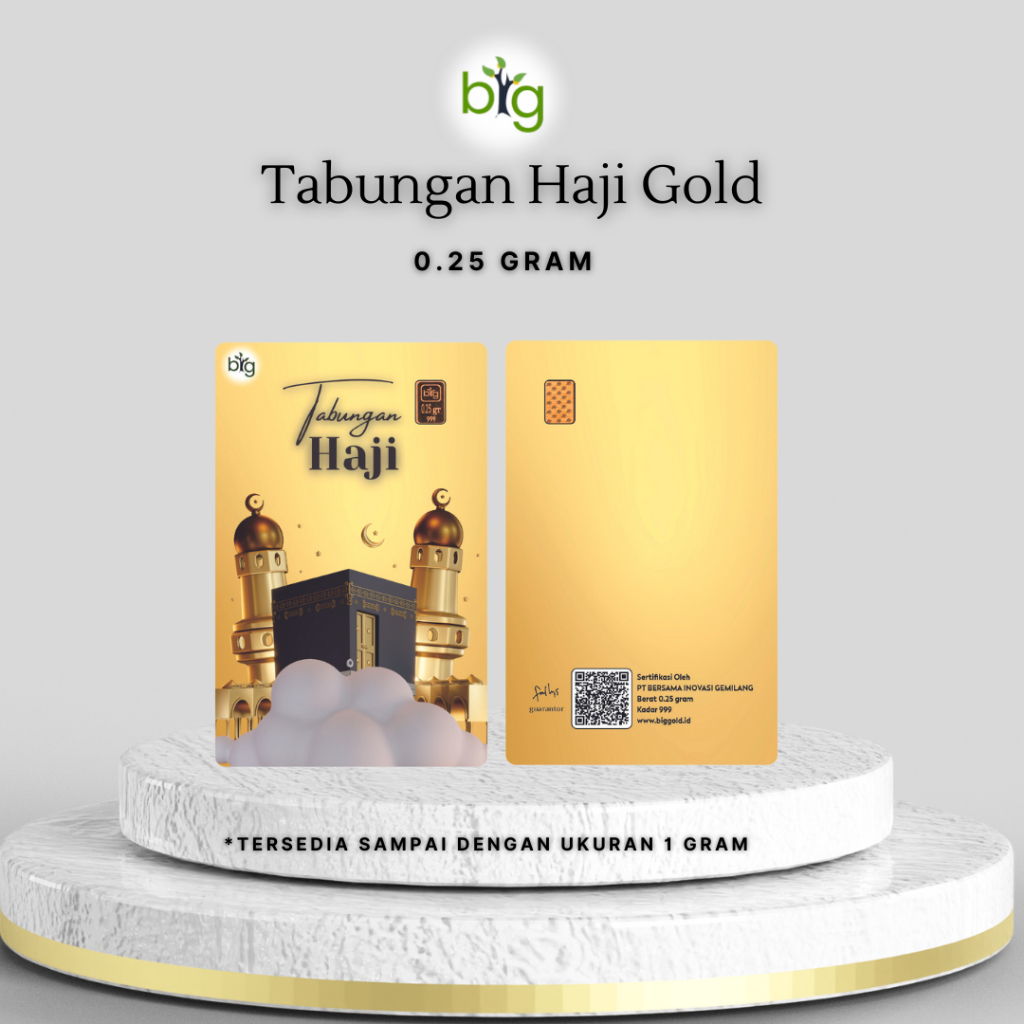 Logam Mulia/BIG GOLD 0.25 gram edisi Tabungan Haji Gold (2023)