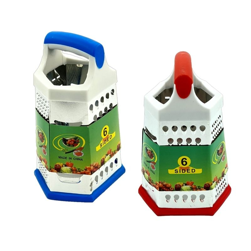 [CLEARANCE SALE] Parutan/Grater/Slicer Menara Warna Stainless Steel Segi 6