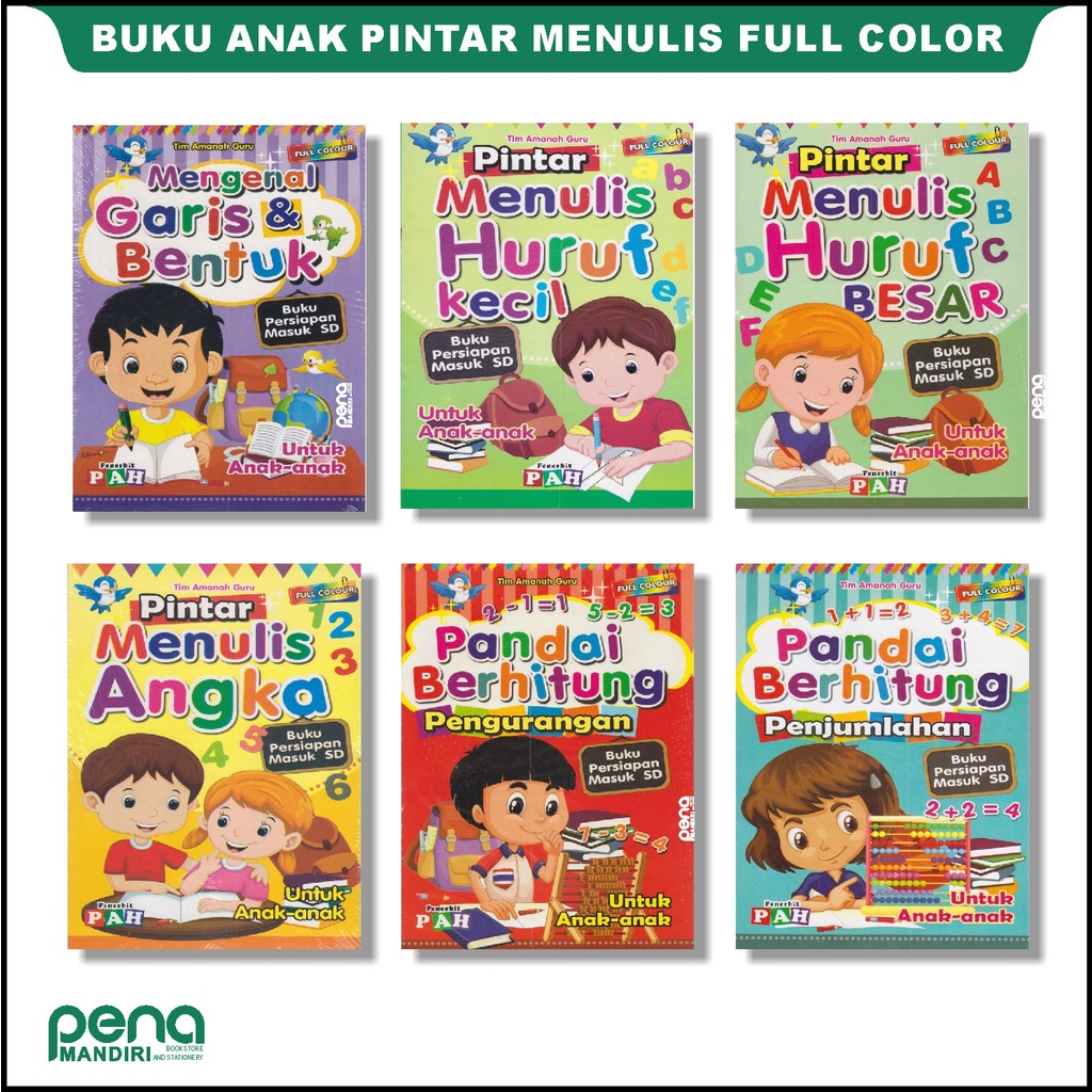 Buku Persiapan Masuk SD (Penerbit PAH)