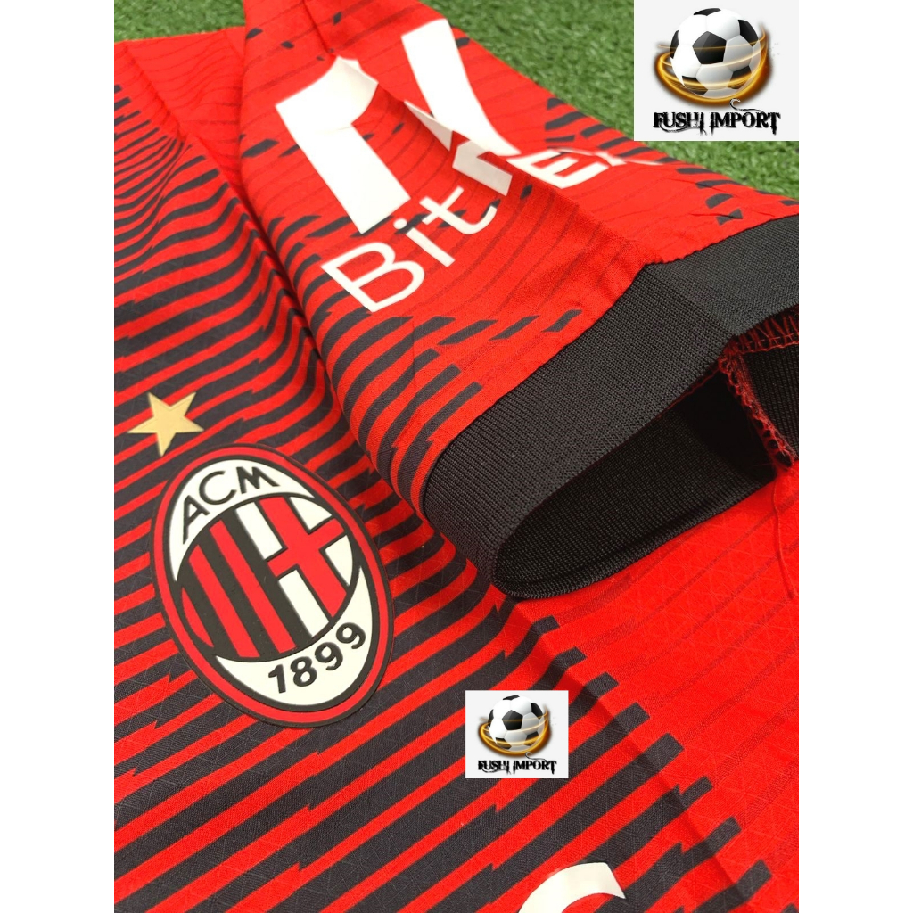 Player Issue | Jersey Baju Bola Milan Home 2023 2024 Evoknit ULTRAWEAVE New