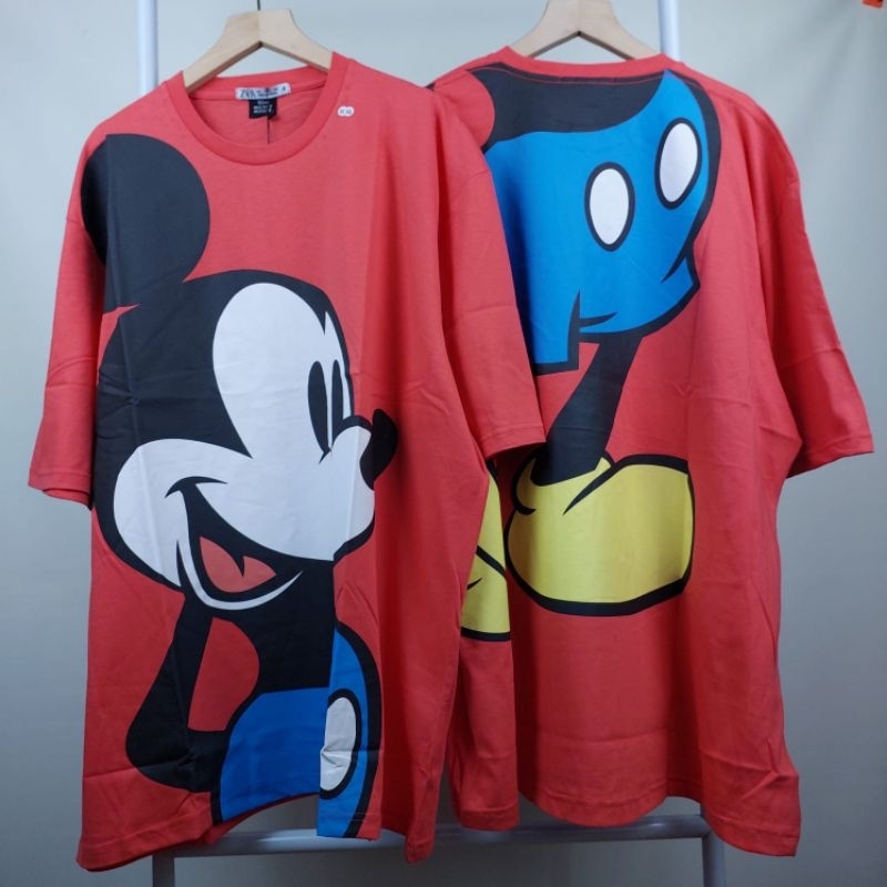 t shirt zara mickey minie mouse / kaos oversize wanita / kaos disney / zara kaos mickey / kaos overs