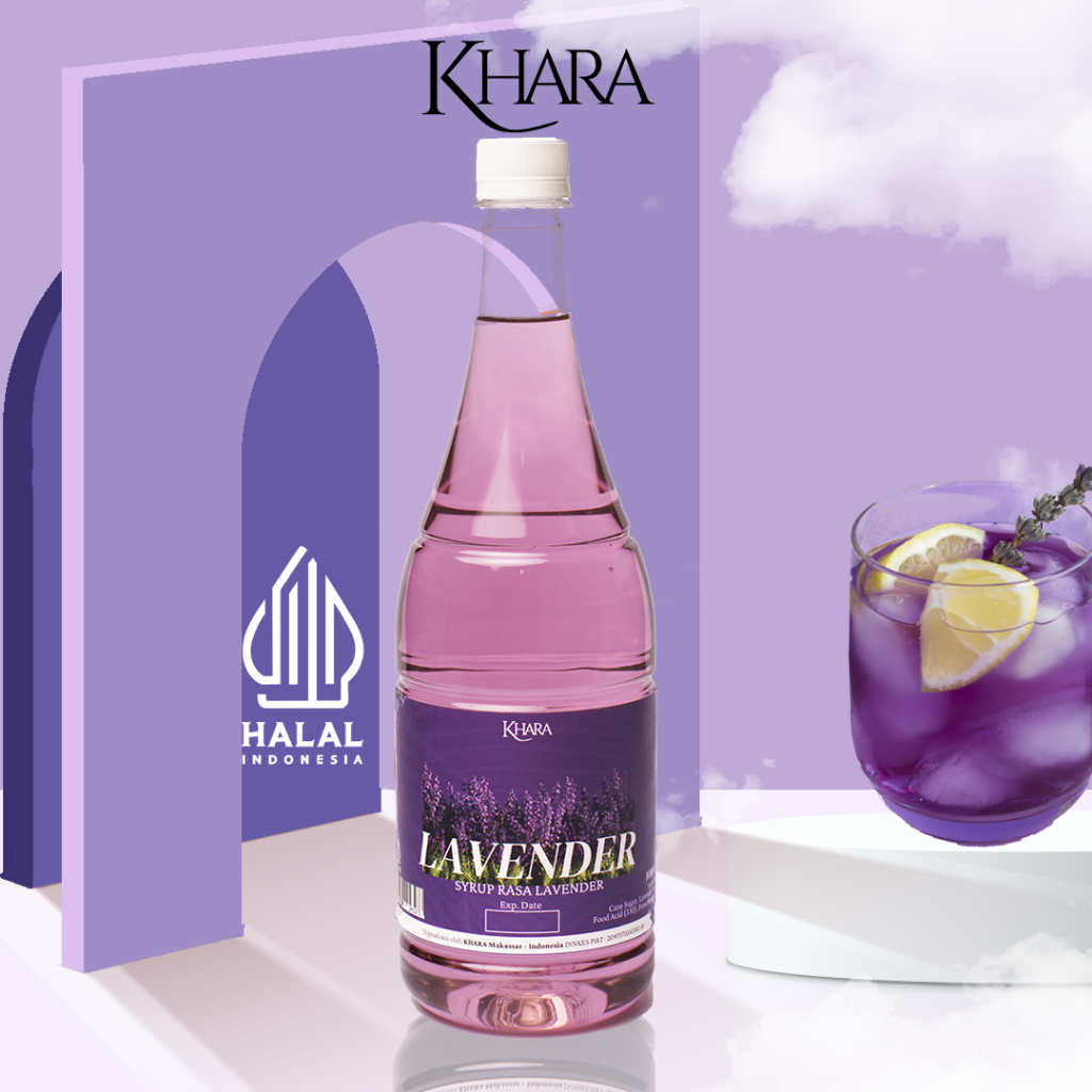 

Sirup Khara Lavender 1000ml - Khara Lavender Flavoured Syrup 1000ml