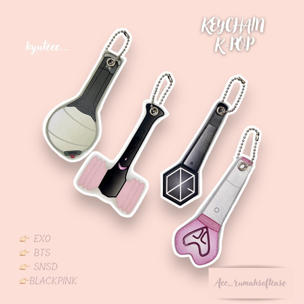 GANTUNGAN KUNCI KPOP/BRACELET BTS BLACKPINK EXO SNSD