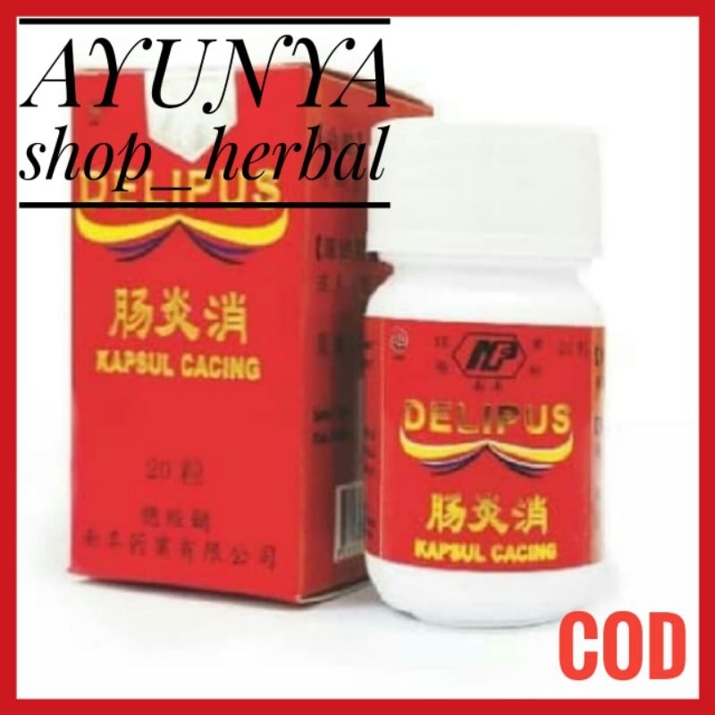 DELIPUS ( kecil ) Chang Yen Siao Obat Tipes Demam Ekstrak Cacing 20s - Obat Herbal Cina AYUNYASHOPHE