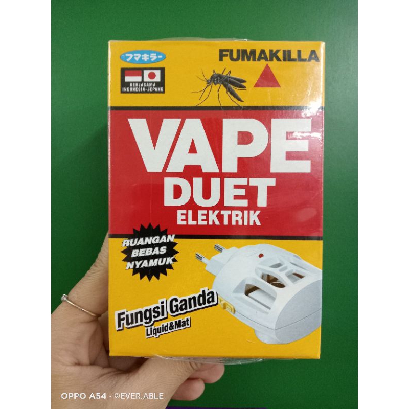 FUMAKILLA VAPE DUET ELEKTRIK (ALAT BISA UNTUK MAT &amp; LIQUID)