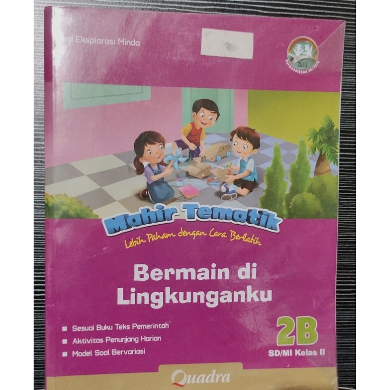 (Unsealed) ORI Buku Quadra Mahir Tematik 2B/Baru hanya terbuka segel/ tidak pernah ditulis