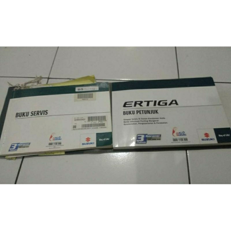 manual book Suzuki Ertiga th 2015 pemakaian 2016