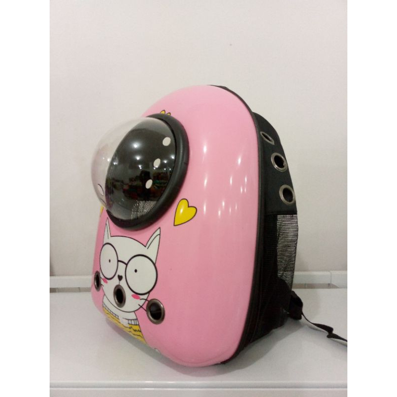 Tas Ransel kucing Model astronot Tas kucing - Pink