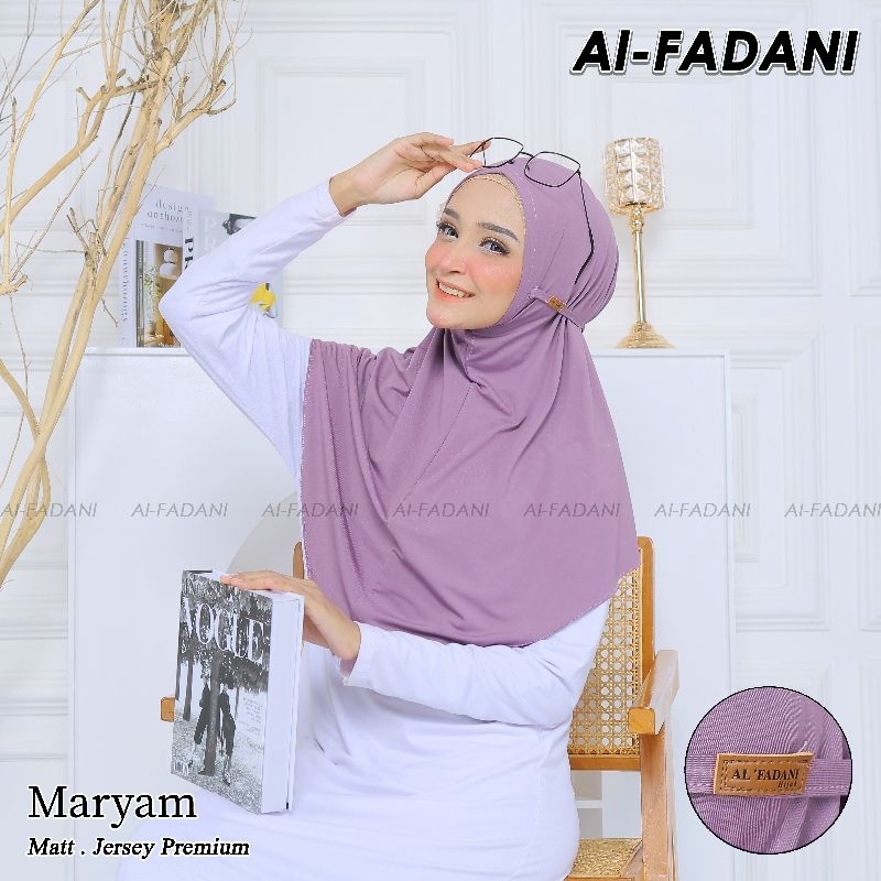 Hijab Bergo Maryam Jersey AL'FADANI